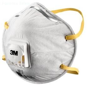 3M™ Cupped Particulate Respirator 8812, P1, valved的詳細資料