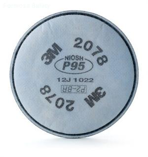 3M™ Particulate Filter 2078, P95, with Nuisance Level Organic Vapor/Acid Gas Relief的詳細資料