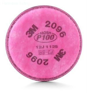 3M™ Particulate Filter 2096, P100, with Nuisance Level Acid Gas Relief