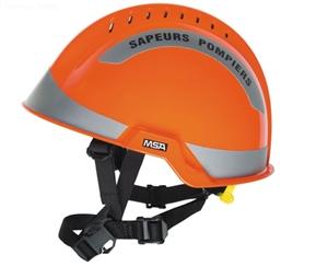 details of MSA F2 X-TREM helmet,ORANGE