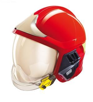 details of MSA F1 XF Fire Helmet,RED